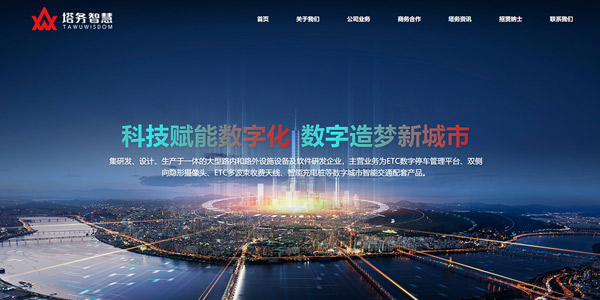 湖南塔務智慧科技有限公司官網(wǎng)設計